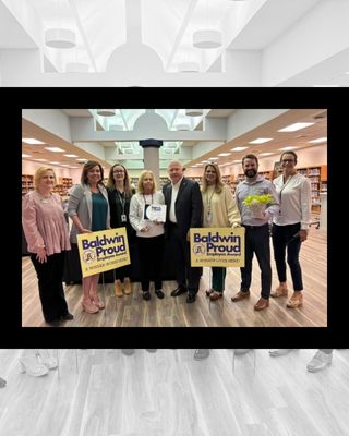  Mrs. Sherry Gartman shown with county officials